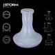 Колба для кальяна Шторм Мини Белая (Storm Mini White Soft-Touch) 19,5см - изображение 1