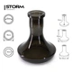 Колба для кальяна Шторм Мини Серая (Storm Mini Graphite) 19,5см - изображение 1