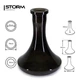 Колба для кальяна Шторм Крафт Графит (Ua Storm Craft Graphite ) 24,5см - изображение 1