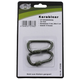 Карабины алюминиевые MFH Carabiner 6 мм х 6 см Olive - изображение 2