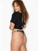 Трусики Victoria's Secret стринги со стразами черные S - изображение 5