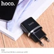 Hoco C12 СЗУ блок Smart 2USB 2.4A + кабель Micro USB чорний - изображение 8