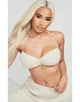 Топ бежевий на завʼязках в рубчик 3XL PrettyLittleThing - изображение 5