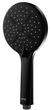 Водосберегающая душевая лейка DROP SPA3F-MULTI120BL "X-CROSS" с 3 SPA потоками - Экономия 42%, черная - изображение 1