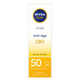 Krem do twarzy Nivea Sun UV Face Anti-Age Q10 przeciwzmarszczkowy SPF 50 50 ml (4005900475978) - obraz 4