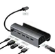 Зарядна док-станція 6 в 1 VKTECH для консолі MSI Claw / LAN / HDMI / USB / Сірий - зображення 4