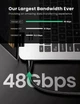 Кабель видео Ugreen HDMI 2.1 8K 3D 48Gbps HDR 1М Black (HD140) - изображение 3