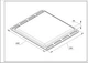 Деко емалір. 446x364x56mm для духовки Indesit, Ariston - зображення 2
