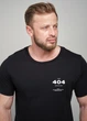 Футболка мужская черная с принтом Error 404 103279_M - изображение 3