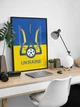 Постер збірної України з футболу / футбольний плакат / збірна України - изображение 1