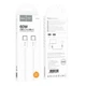 Data-кабель Hoco X104 Source 60W 3A Type-C to Type-C 2m, White - зображення 2