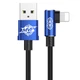 Кабель usb baseus mvp elbow calmvp lightning 15a 2m синий - изображение 1