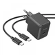 Мережний зарядний пристрій Hoco CS13A 1USB-C PD/QC 20W+Type-C to Type-C Колір Білий - зображення 6