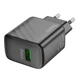 Сетевое зарядное устройство Hoco CS21A 1USB QC 18W Черный - изображение 5
