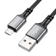 USB Borofone BX83 Silicone Micro 2.4A Цвет Белый - изображение 4