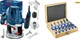 Фрезер Bosch Professional GOF 130, 1300 Вт, 28000 об.хв, константна електроніка, регулювання швидкості, Restart protection, кнопка блокування шпинделя (06016B7000) - зображення 1