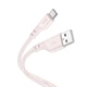 Кабель Hoco X97 Crystal color Silicone Type C М'ята упаковка Колір Білий - зображення 6