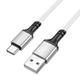 USB Borofone BX83 Silicone Type-C 3A Колір Червоний - зображення 5