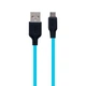 Кабель Hoco X21 Silicone Micro 0.25m Колір Чорно-Білий - зображення 6