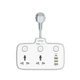 Мережевий Подовжувач LDNIO SC2413 2 universal ports /1 PD/1 QC/2 auto ID Колір Білий - зображення 1