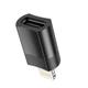 Перехідник Hoco UA17 iP Male to Type-C female USB2.0 adapter Колір Чорний - зображення 4