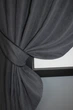 Комплект коротких штор VR-Textil Микровелюр SPARTA № 1031ш 130х170 см 2 шт Графитовый (35-0148) - изображение 3