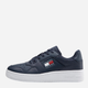 Sneakersy męskie skórzane Tommy Hilfiger EM0EM00955-C87 43 Granatowe (8720641579650) - obraz 3