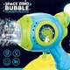 Игрушечный детский пистолет генерирующий пузыри DINO Bubble Gun синий (AUAU07) - изображение 1