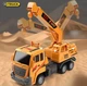 Игрушечная машинка грузовик автокран на пульте радиоуправления HB Toys автокран на аккумуляторе - изображение 7