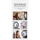 Тримач з кільцевим освітленням JOYROOM Touch Selfie Ring Light JR-ZS228 AKL01 | 10", 2A, 2700-5700K | - зображення 2