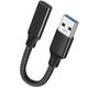 Кабель-переходник USB-A 3.2 к Type-C female (37350) - изображение 1