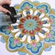 Водостойкие маслостойкие вышитые скатерти 138х180 см. Flower - изображение 3