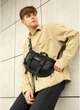 Большая мужская поясная сумка бананка для планшета Sambag 38х21 см 000305544 - изображение 2