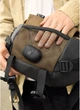 Спортивна сумка чоловіча на пояс через плече з текстилю велика Sambag Чорний 35341 - зображення 7