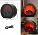 Камін декоративний настільний ліхтар нічник з ефектом живого вогню 200 * 185 мм - зображення 4
