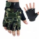 Перчатки велосипедные Jun беспалые детские велоперчатки на 6-9 лет Camo M - изображение 1