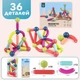 Магнитный 3D конструктор 36 деталей - изображение 1