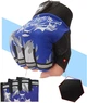 Перчатки велосипедные Sporty беспалые спортивные Wolf Blue - изображение 7
