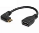 Кабель переходник Mini HDMI штекер на HDMI разъем Full HD 1080P, 16 см -Вправо (A-486920) - изображение 2