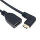 Кабель переходник Mini HDMI штекер на HDMI разъем Full HD 1080P, 16 см -Вправо (A-486920) - изображение 3