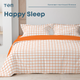 Комплект постельного белья ТЕП полуторный 150x215 см Happy Sleep Terracotta Check Ранфорс (2-03794_25229) - изображение 6