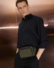 Сумка бананка на пояс мужская Michael Kors 331591946 Зеленая (1159794414) - изображение 3