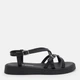 Женские сандалии кожаные Ashoes 107/3371 37 24 см Черные (ROZ6501004494) - изображение 1