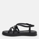 Женские сандалии кожаные Ashoes 107/3371 37 24 см Черные (ROZ6501004494) - изображение 3