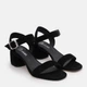 Женские босоножки замшевые Ashoes 282 37 24 см Черные (ROZ6501004644) - изображение 2