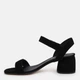 Женские босоножки замшевые Ashoes 282 37 24 см Черные (ROZ6501004644) - изображение 3