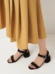 Женские босоножки замшевые Ashoes 282 37 24 см Черные (ROZ6501004644) - изображение 7