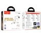 Навушники Hoco EQ12 Rima true wireless BT headset Milky White - зображення 3