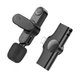 Бездротова мікрофонна система BOROFONE BFK12 Trophy lavalier (Lightning) Black (6941991106385) - изображение 2