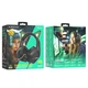 Наушники Borofone BO106 Cute cat ear luminous gaming headphones with mic elf cat Black/Green - изображение 5